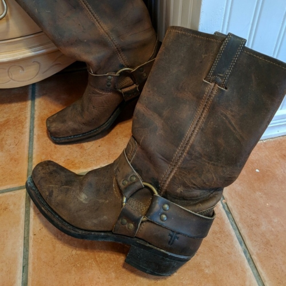 Frye Harness Leather Boots - accepting trades